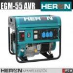 Heron EGM-55 AVR-1 benzinmotoros áramfejlesztő - 5500 VA